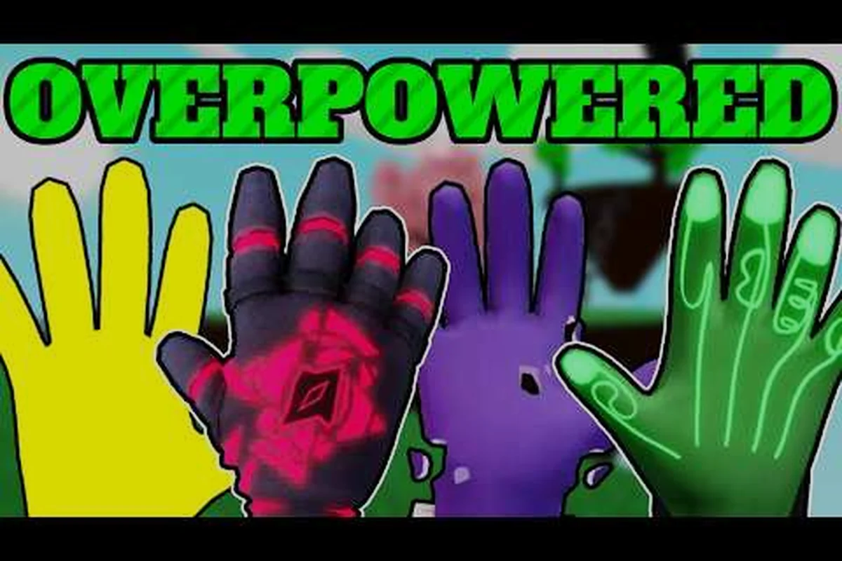 Slap Battles Recommended Gloves for Every Player