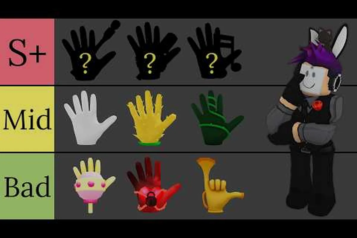 Slap Battles Tier List: 324 Gloves Ranked by Power